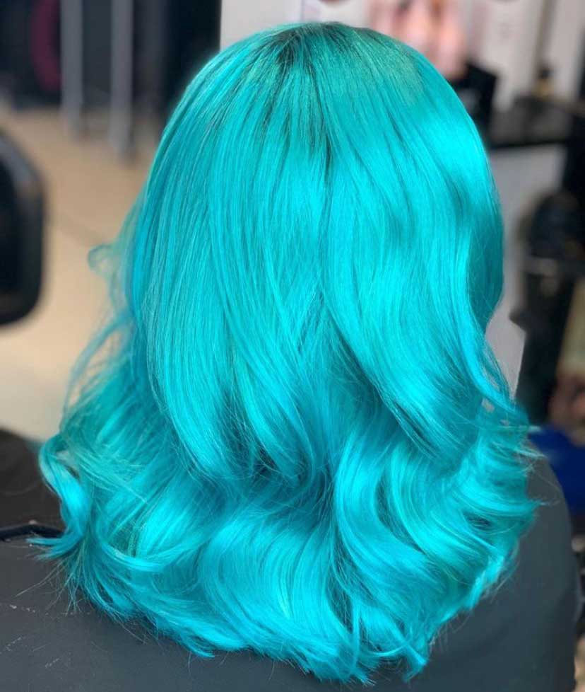 hair color blue